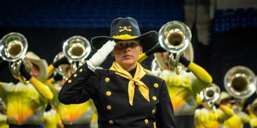 Drum Major, Savannah Light of 2018 Troopers